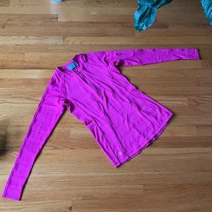 Pink Athleta Fitted Half Zip